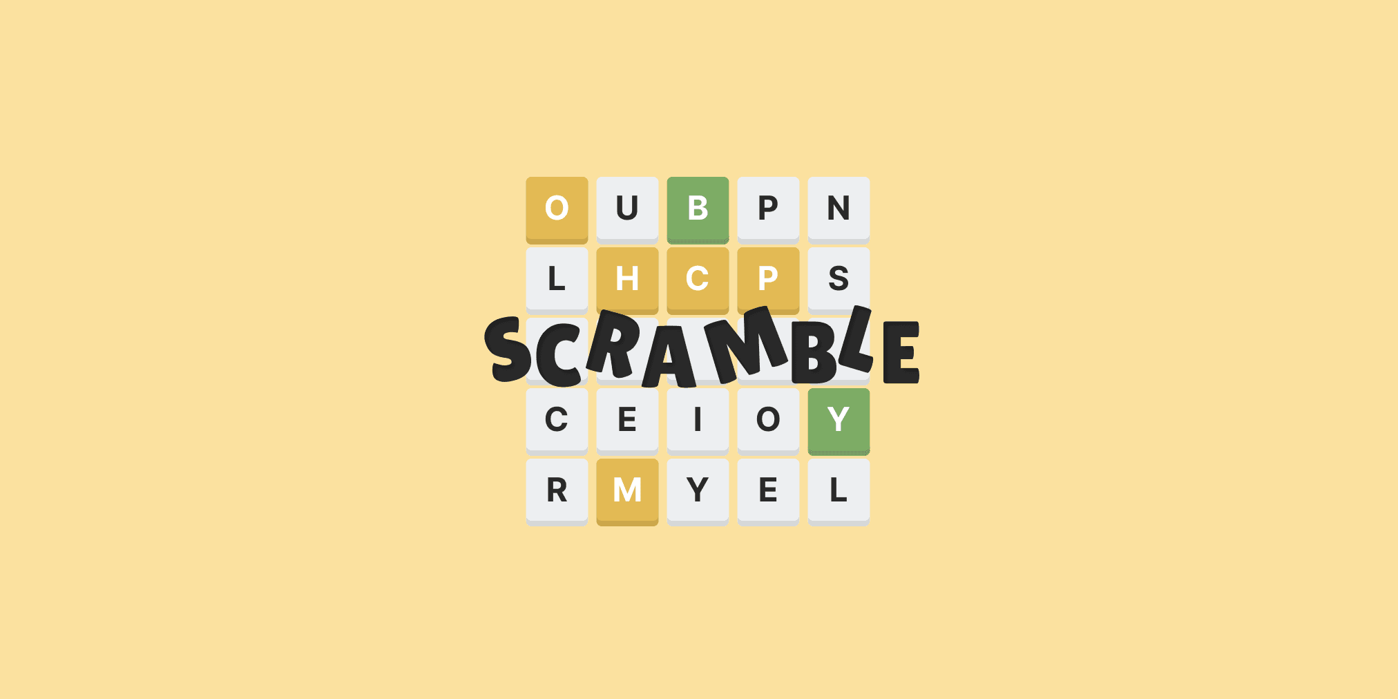 Scramble - Word game inspired by Boggle & Wordle